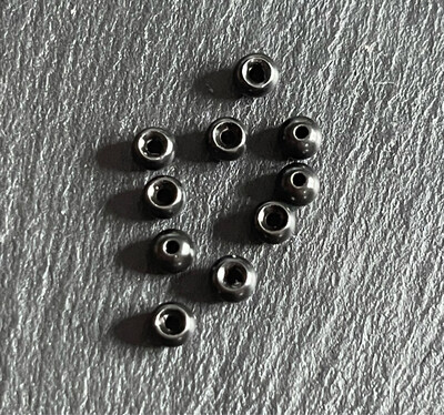 Tungsten Original 3,8mm Schwarz 10Stück