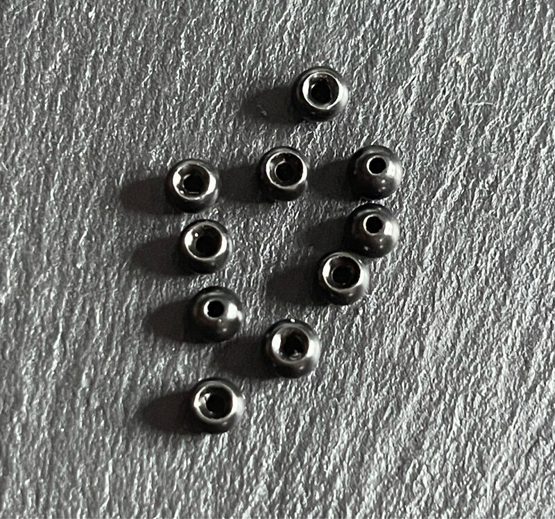 Tungsten Original 3,8mm Schwarz 10Stück