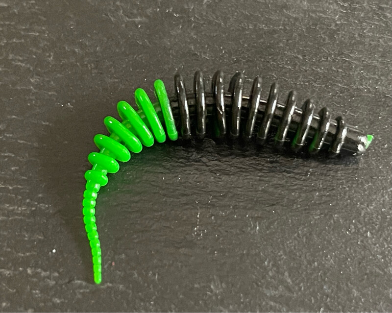 UL Troutworm 6,5cm (Schwarz Grün)