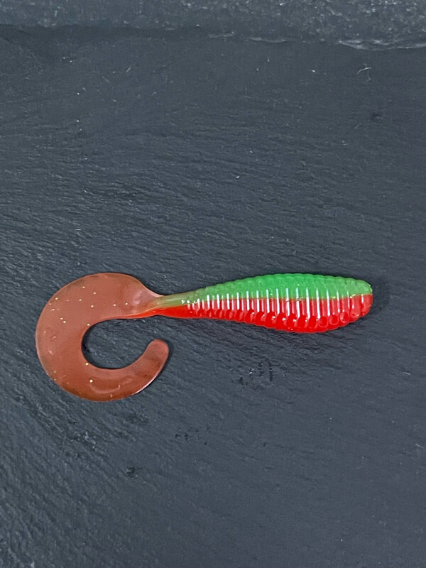 Curly 5cm (Grün Rot)