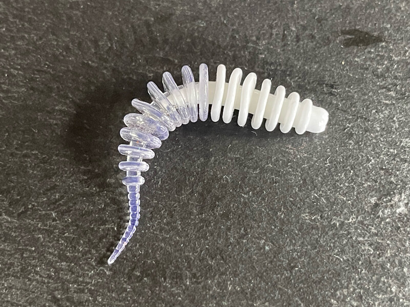 UL Troutworm 6,5cm (Weiß Magic UV)