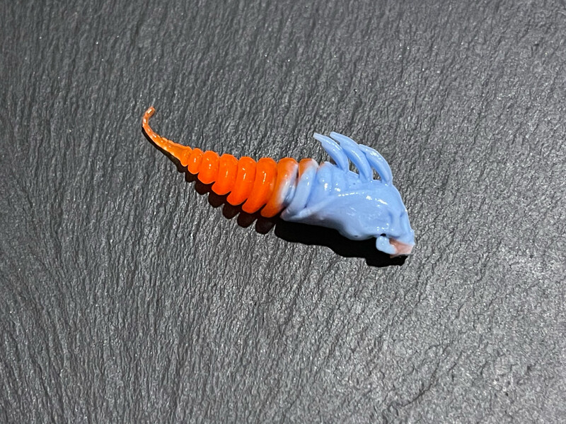 Skully 45mm Babyblau Orange UV aktiv