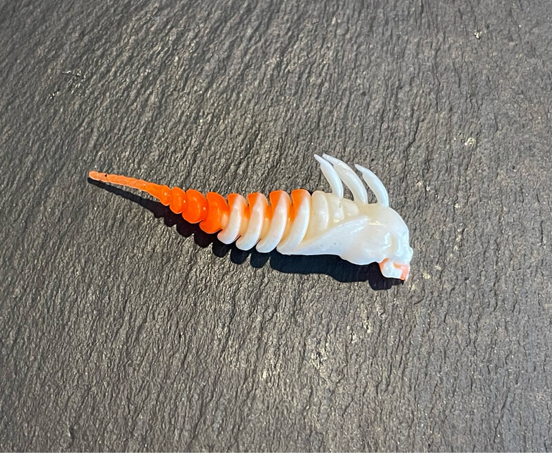 Skully 45mm Weiß Orange UV aktiv