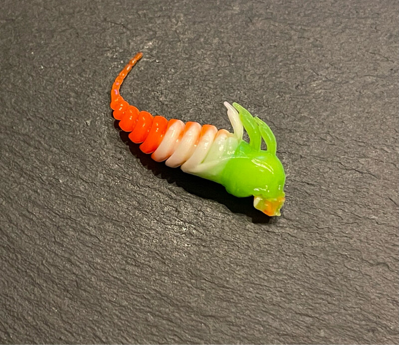 Skully 45mm Chartreuse-Weiß-Orange UV