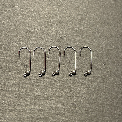 UL Jigs VMC 4er 3,3mm Nickelperle Silber