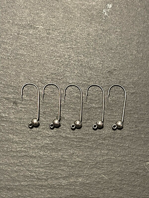 UL Jigs VMC 4er 4mm Nickelperle Silber