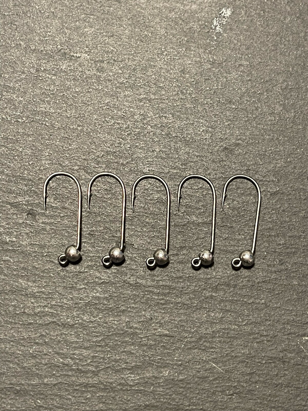 UL Jigs VMC 4er 4mm Nickelperle Silber