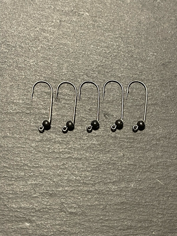 UL Jigs VMC 6er 3,8mm Tungstenperle Schwarz