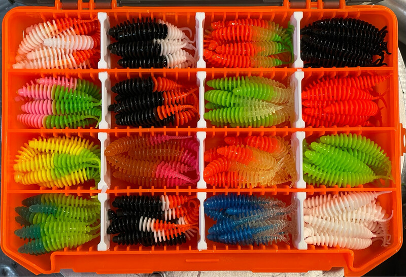 UL Troutworm 50mm Box Orange (Inhalt 160 Stück)