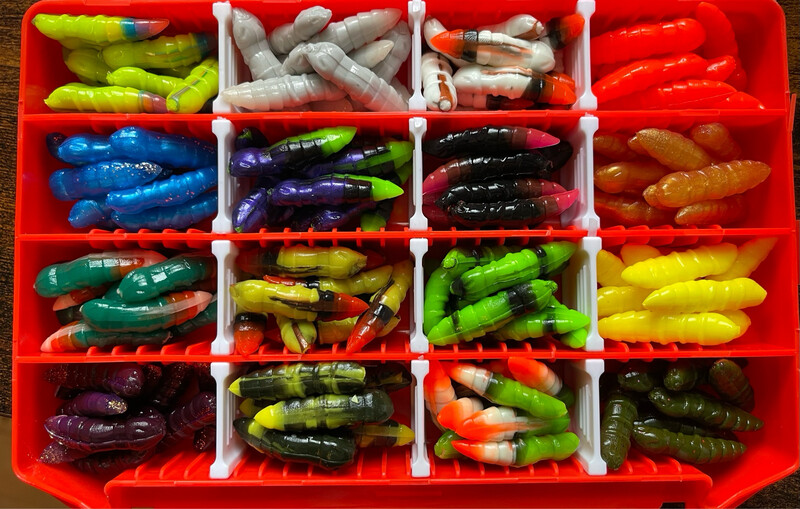 Trout Mag 34mm Box 16 Farben á 10 Köder