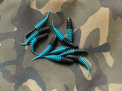 UL Troutworm 50mm Schwarz Blau