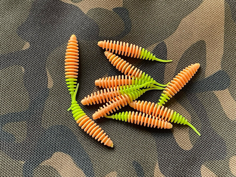 UL Troutworm 50mm Lachs Grün