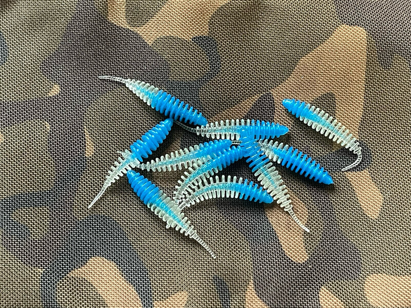 UL Troutworm 50mm Blau Transparent