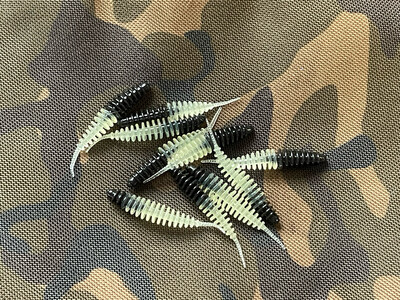 UL Troutworm 50mm Schwarz Transparent