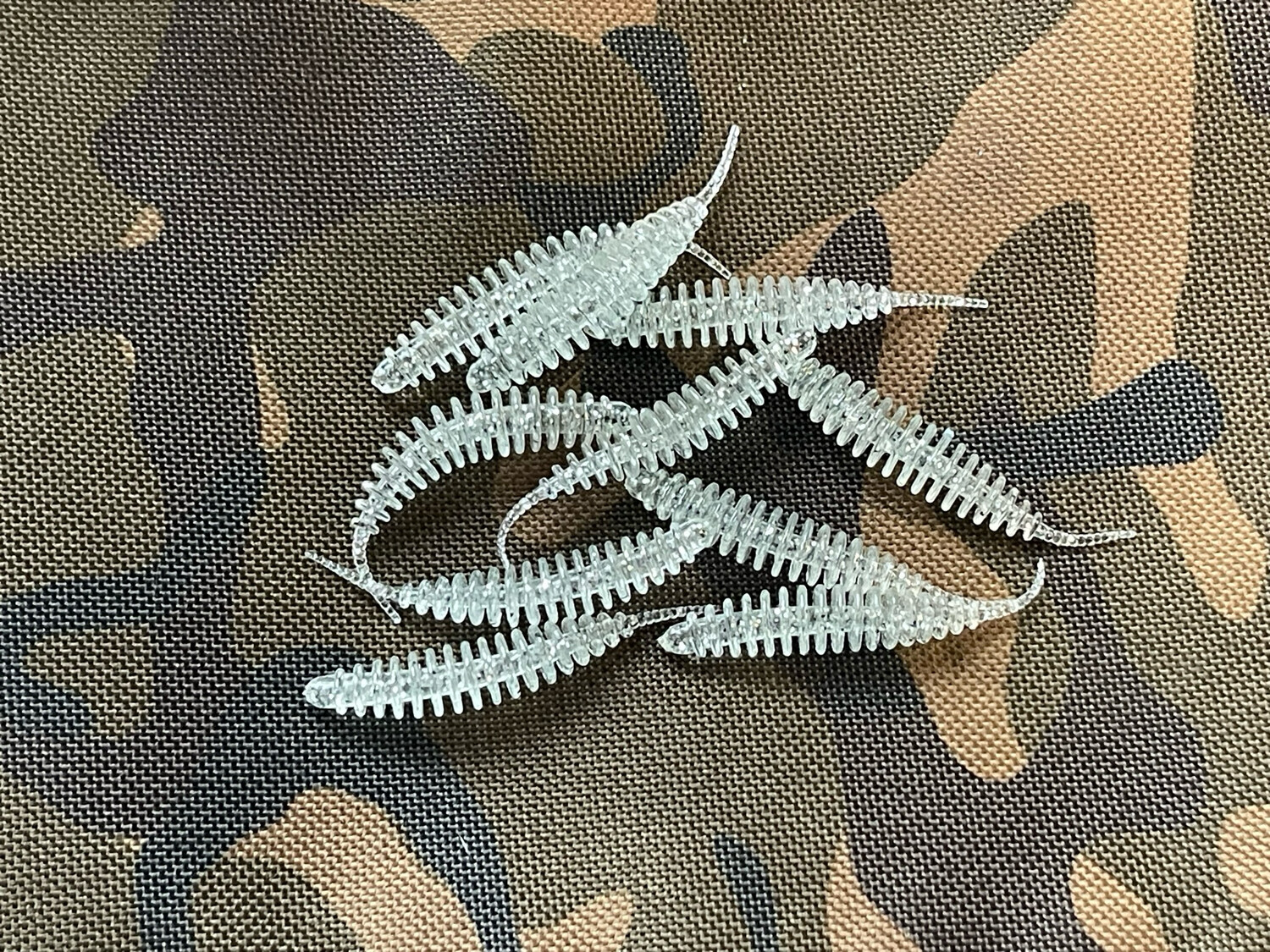 UL Troutworm 50mm Transparent Silberglitter