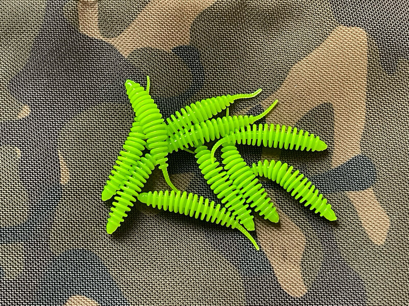 UL Troutworm 50mm Chartreuse