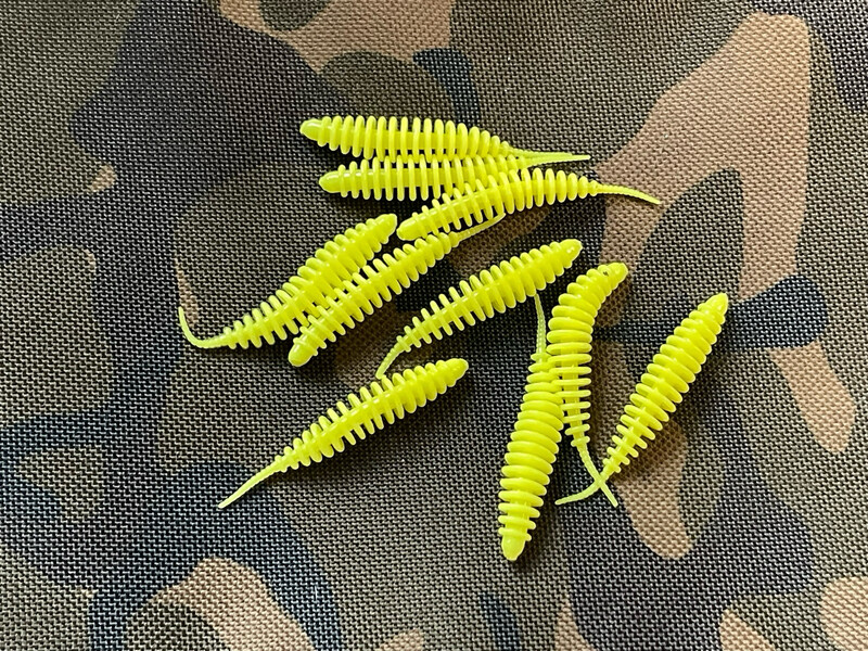 UL Troutworm 50mm Fluo Gelb