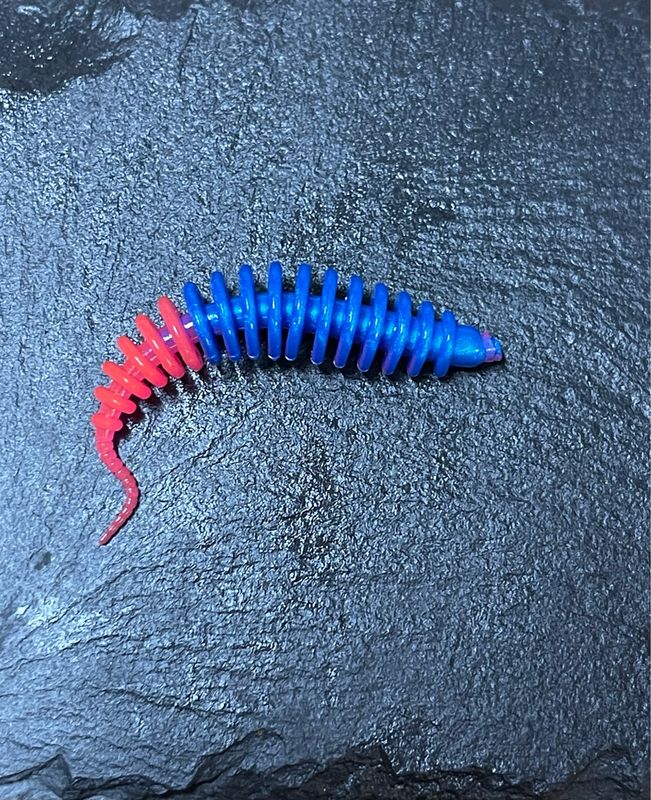 UL Troutworm 6,5cm (Blau Pink)