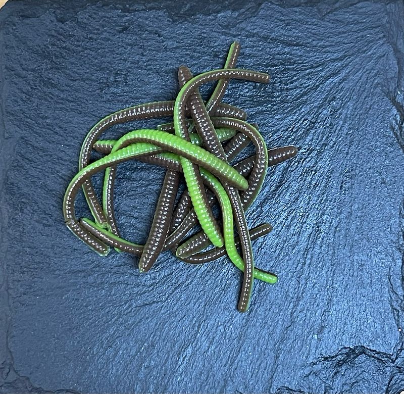Nightcrawler 6,3cm Braun Chartreuse
