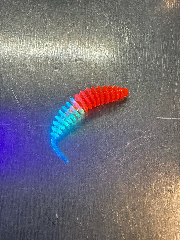 UL Troutworm 6,5cm (Orange Magic UV)