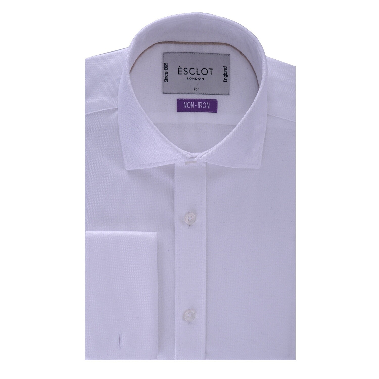 Non-Iron White Diamond Shirt