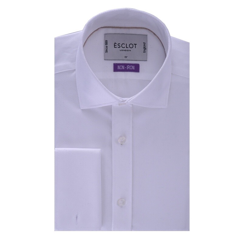 Non-Iron White Diamond Shirt