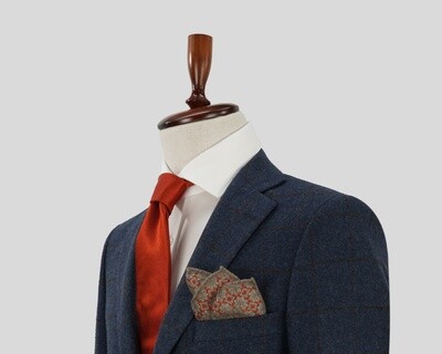 Blue Brown Big Check Flannel Jacket