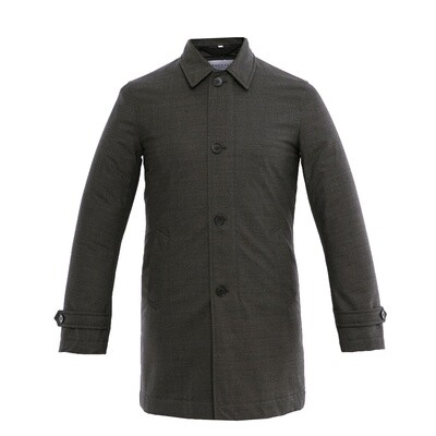 Charcoal Zip Up Rainmac