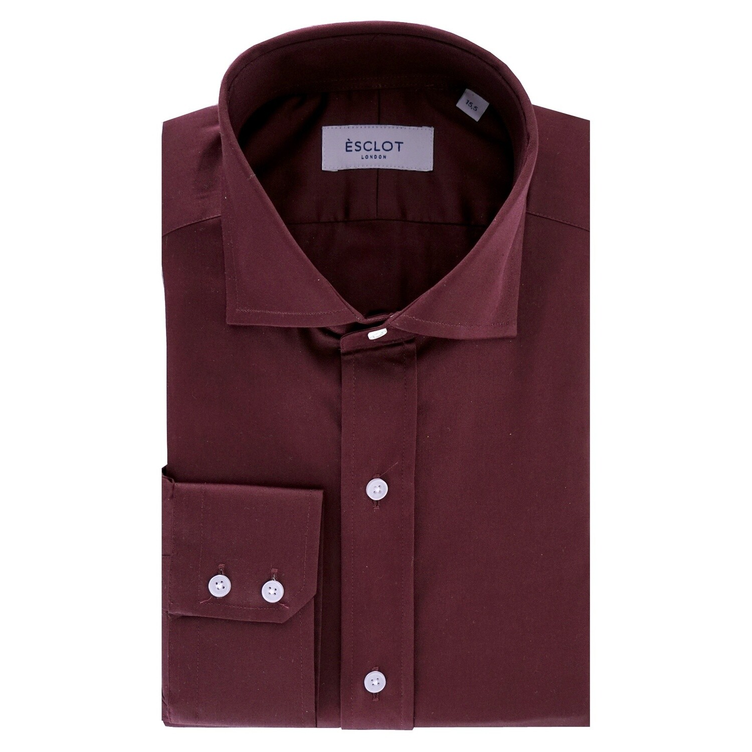 Burgundy Plain Shirt
