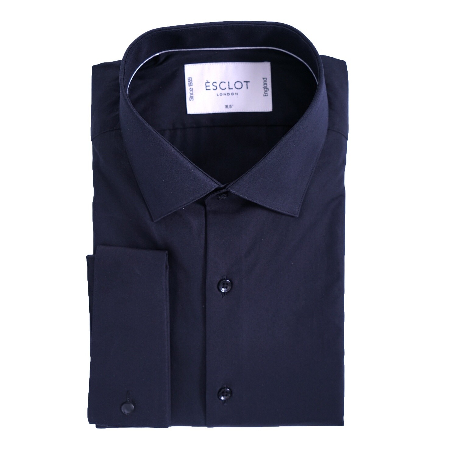 Black Shirt Double Cuff