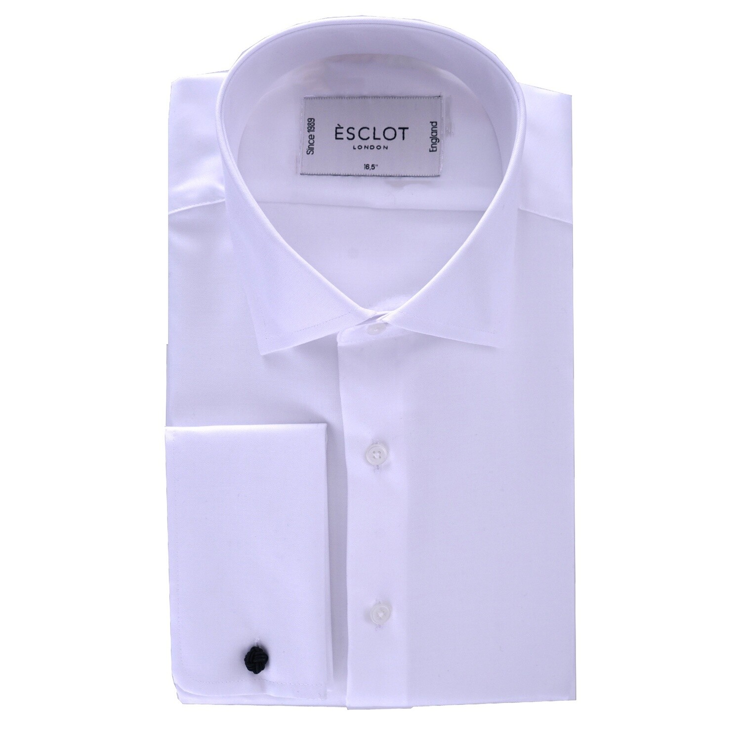 White Non-Iron Oxford Shirt With Knots