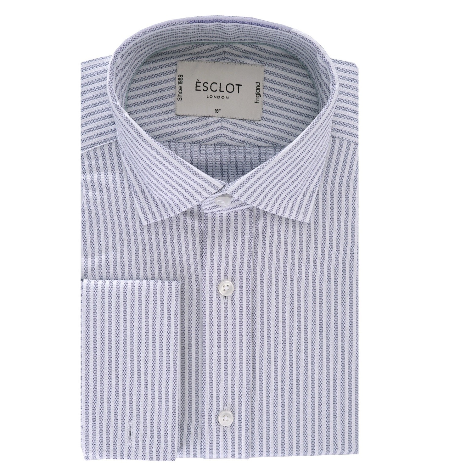 White Grey Stripe Shirt