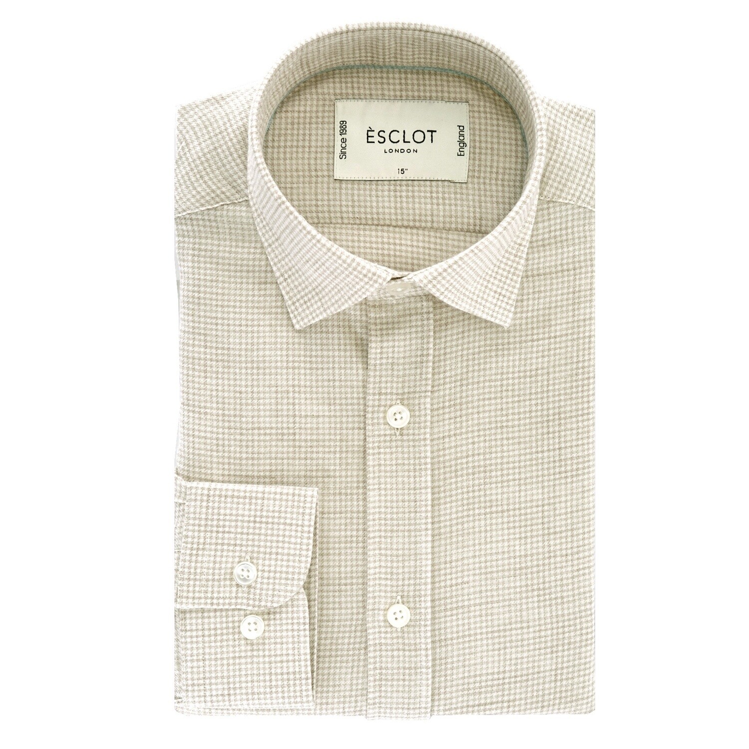 Casual Brown Check Shirt