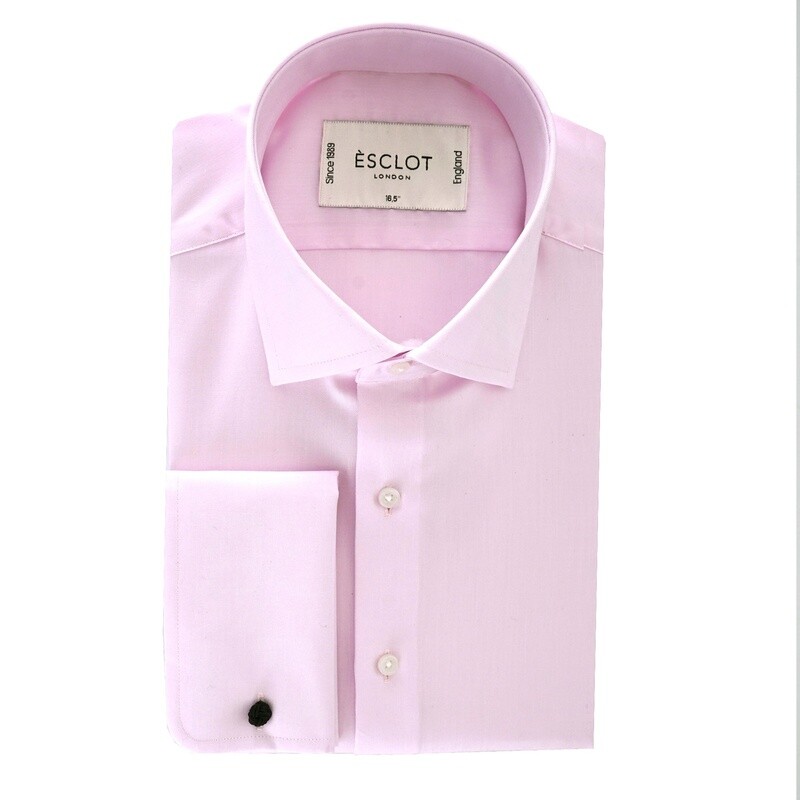 Pink Non Iron Double Cuff Shirt
