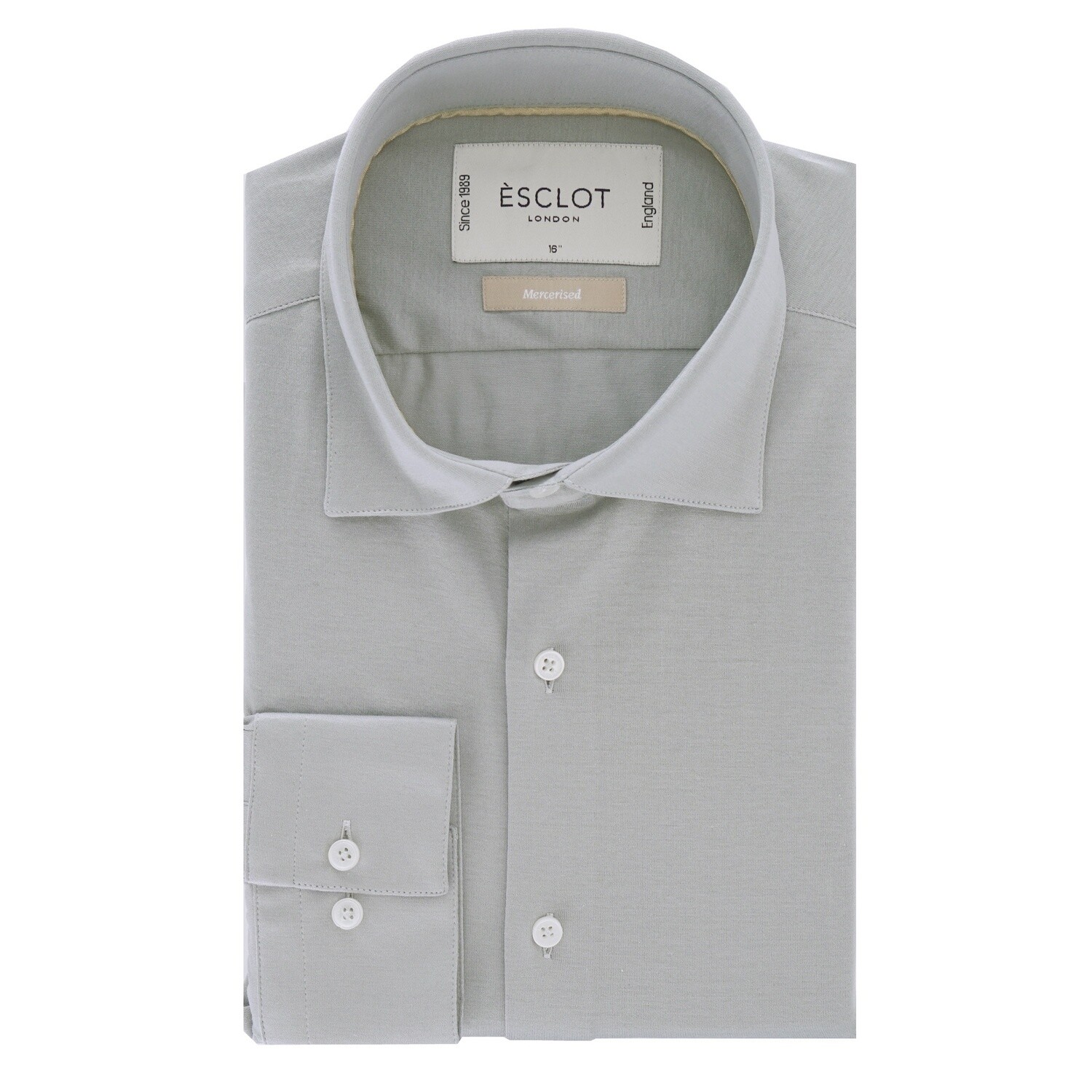 Grey Mercerised Shirt