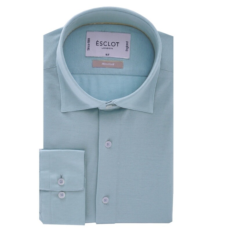 Aqua Mercerised Shirt