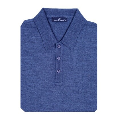 Petrol Blue Polo Neck