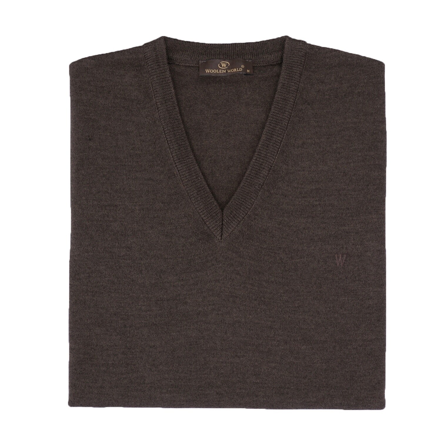 Brown V-Neck