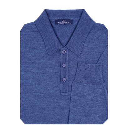 Petrol Blue Polo Neck