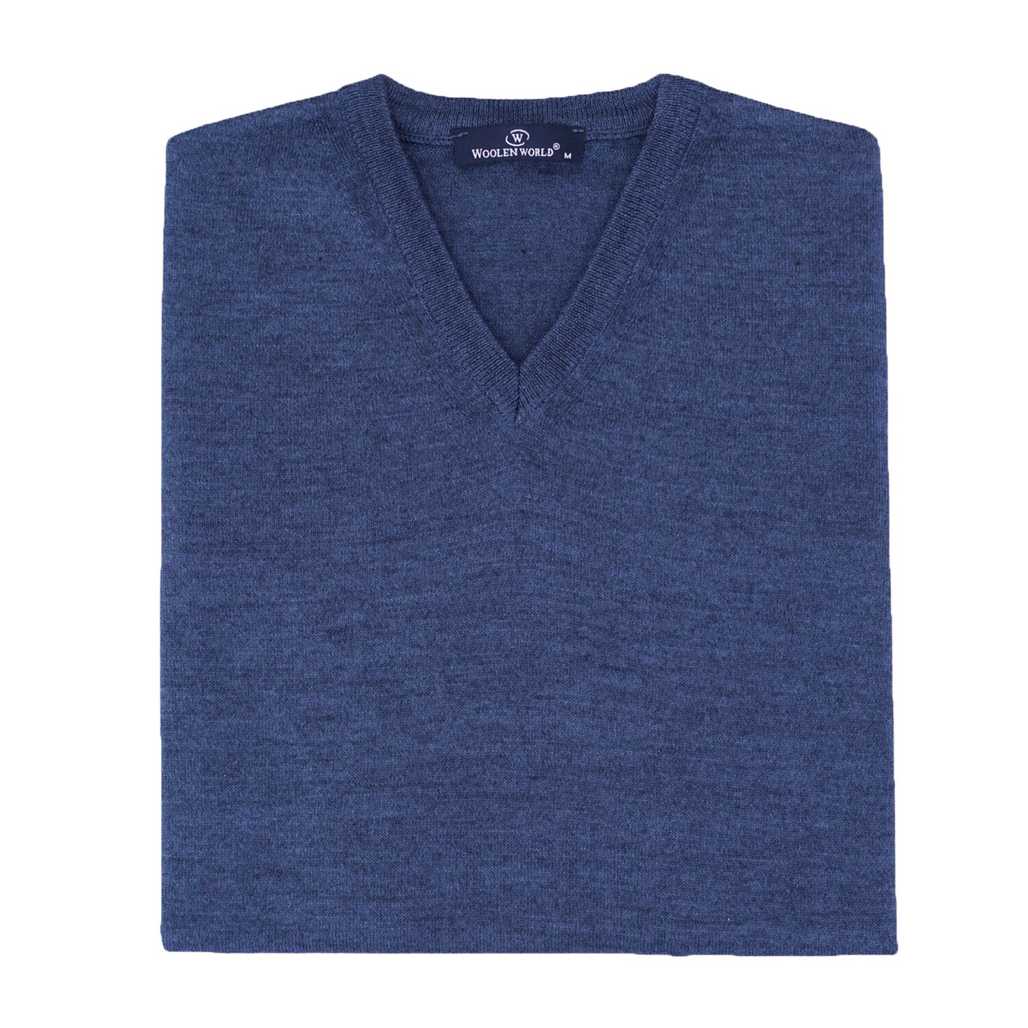 Petrol Blue V-Neck