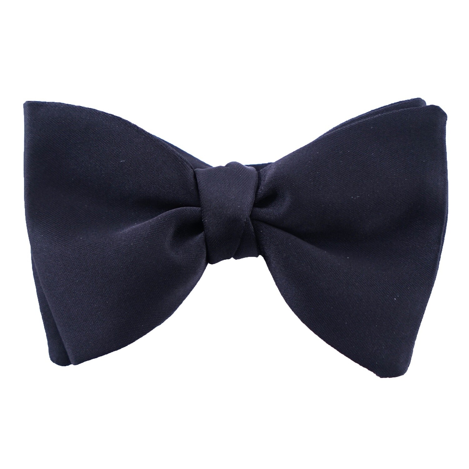 Classic Self Bow Tie, Colour: BLACK