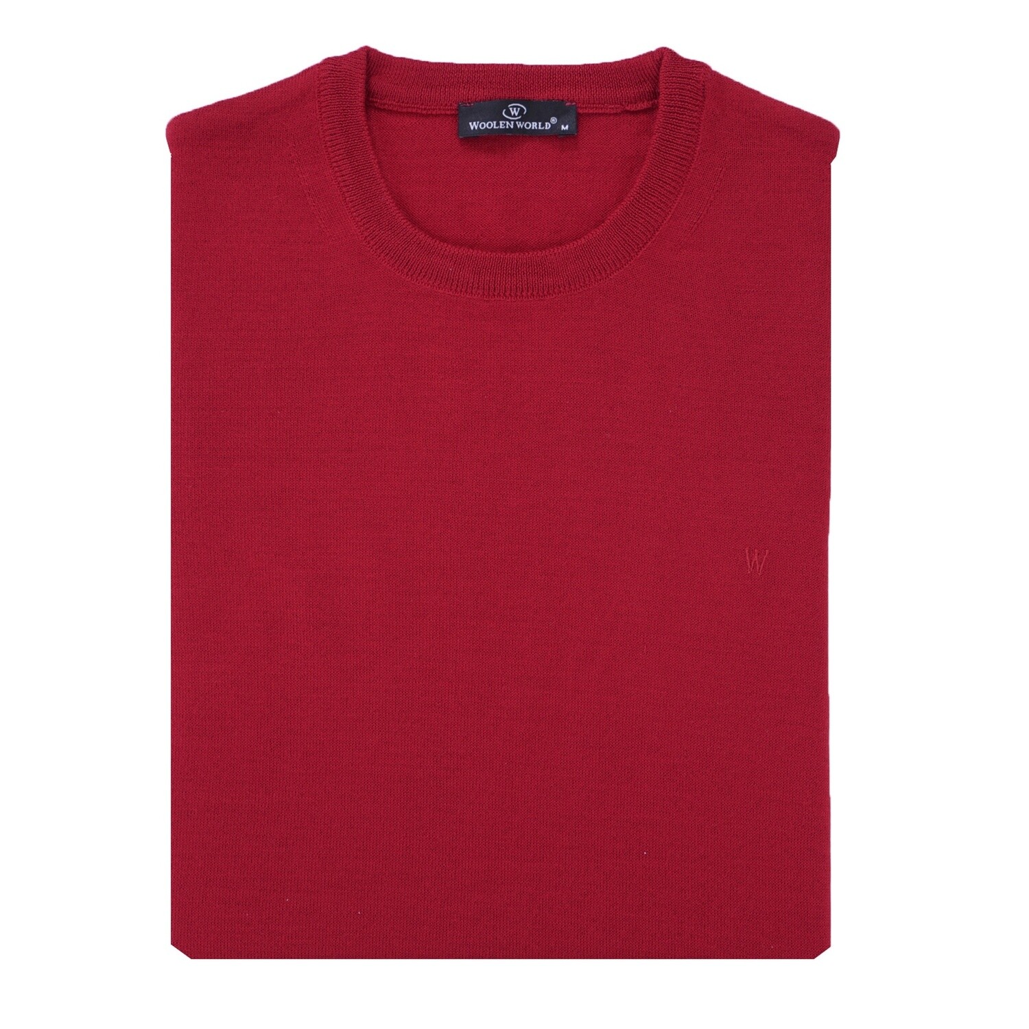 Burgundy Crew-Neck