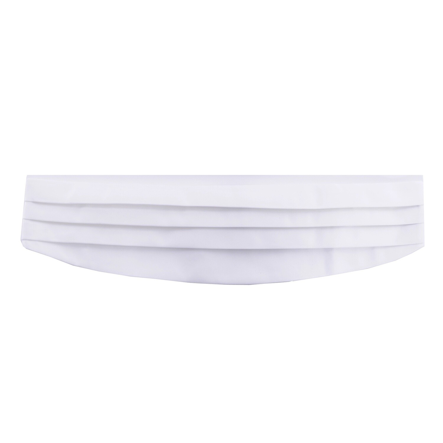 White Cummerbund