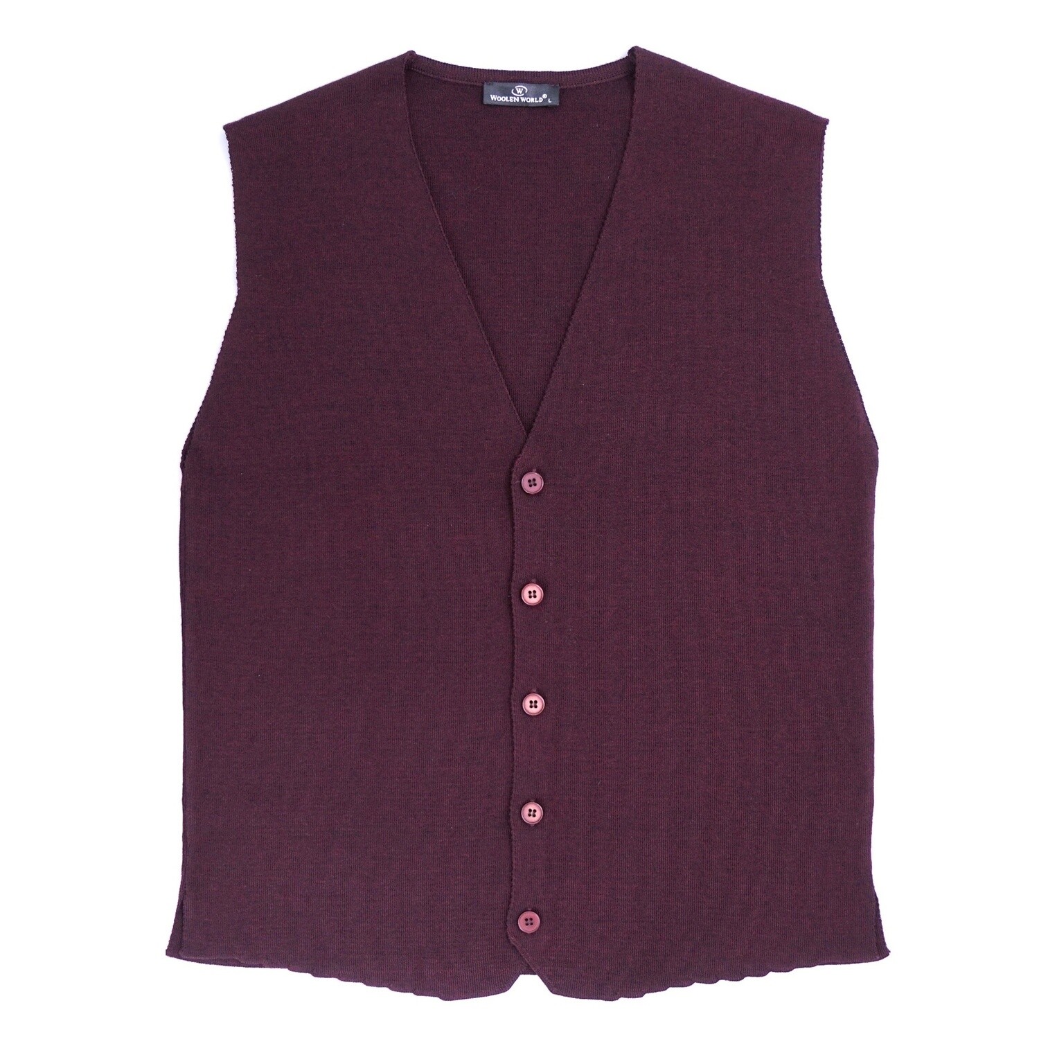 Burgundy Waistcoat