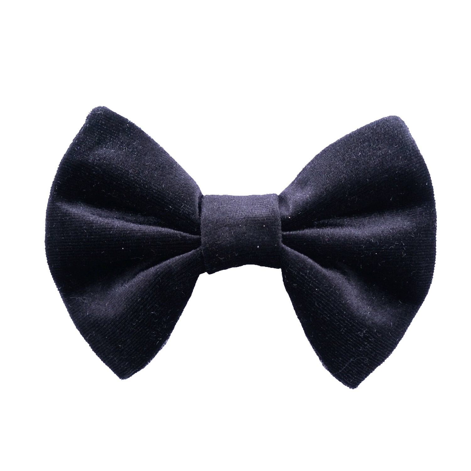 Black Velvet Butterfly Bow Tie
