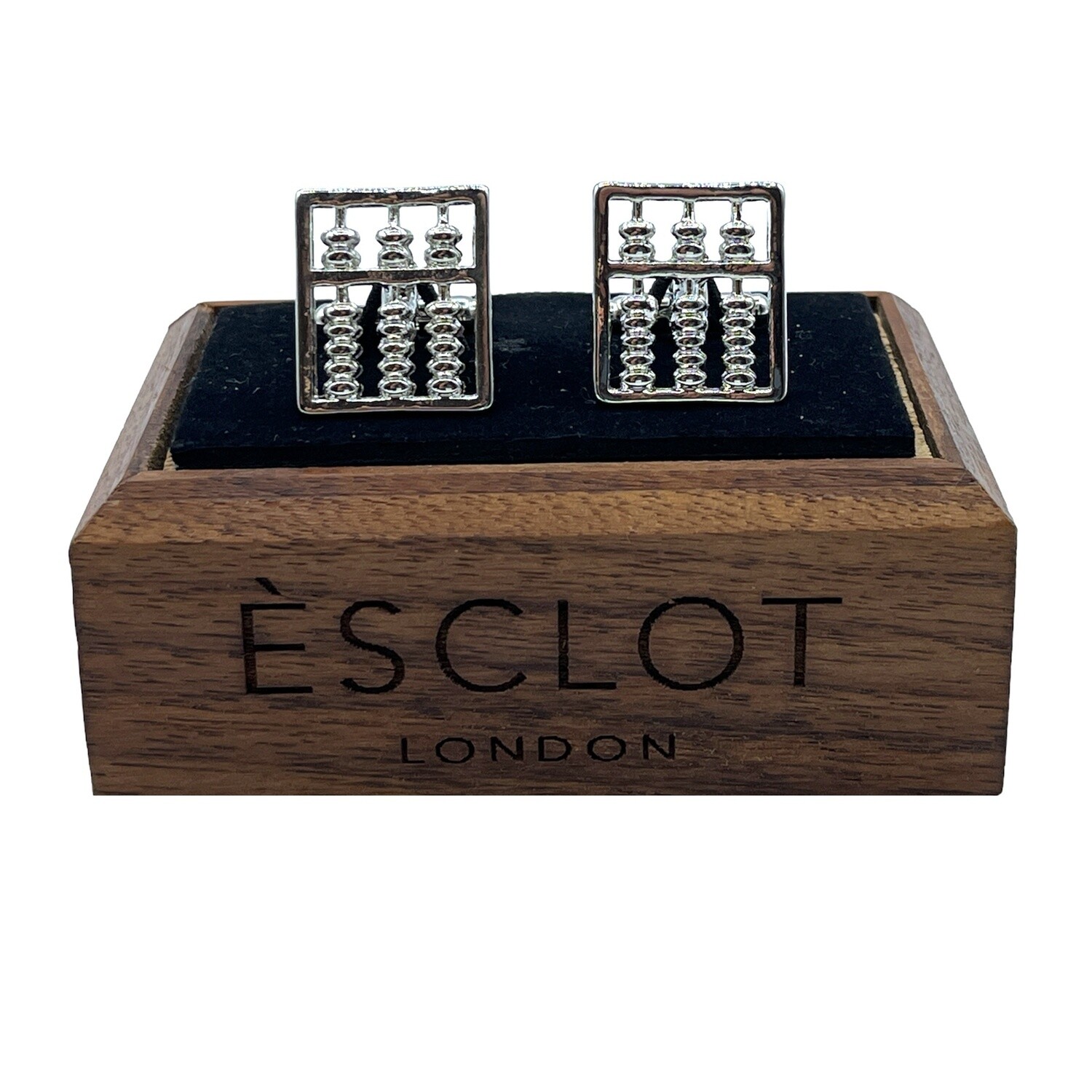 Silver Abacus Cufflinks