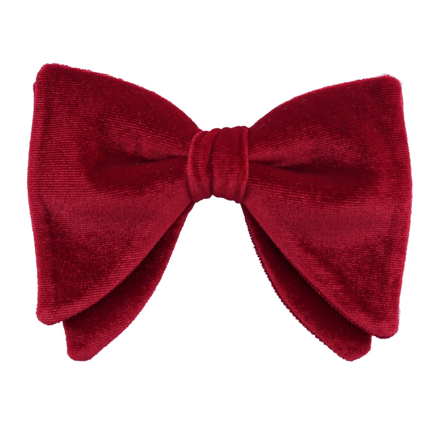 Red Velvet Long Bow Tie