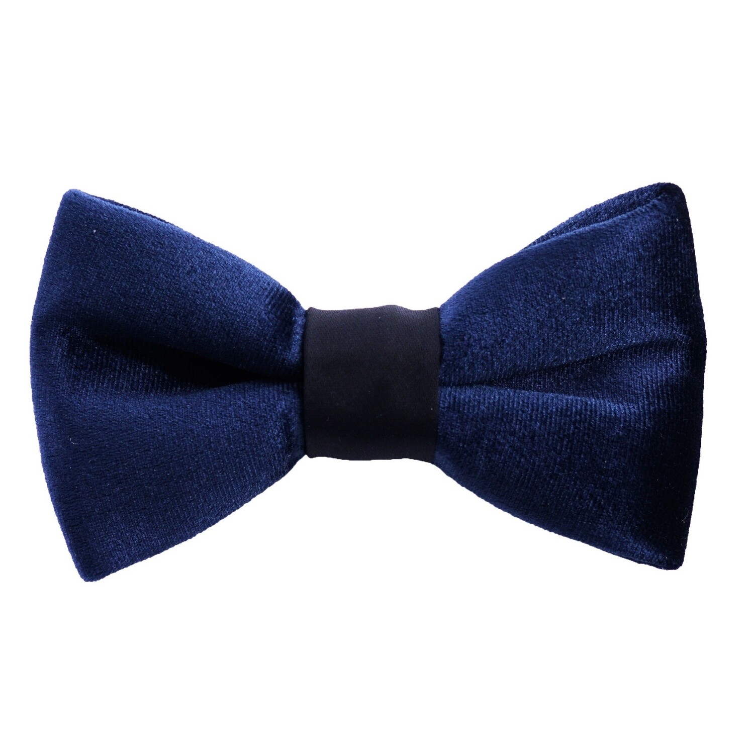 Blue Velvet Slim Bow Tie