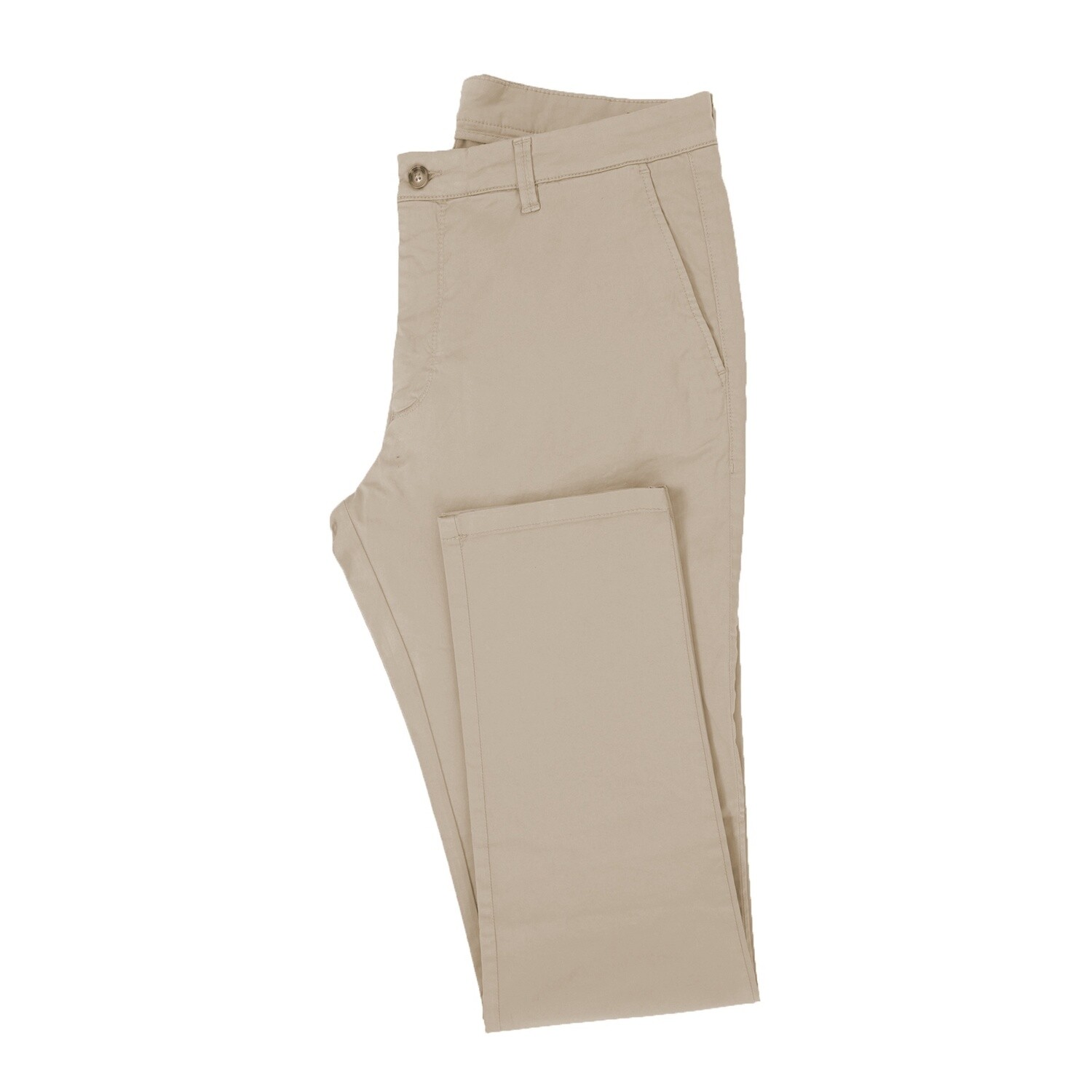 Beige Poplin Esclot Chino