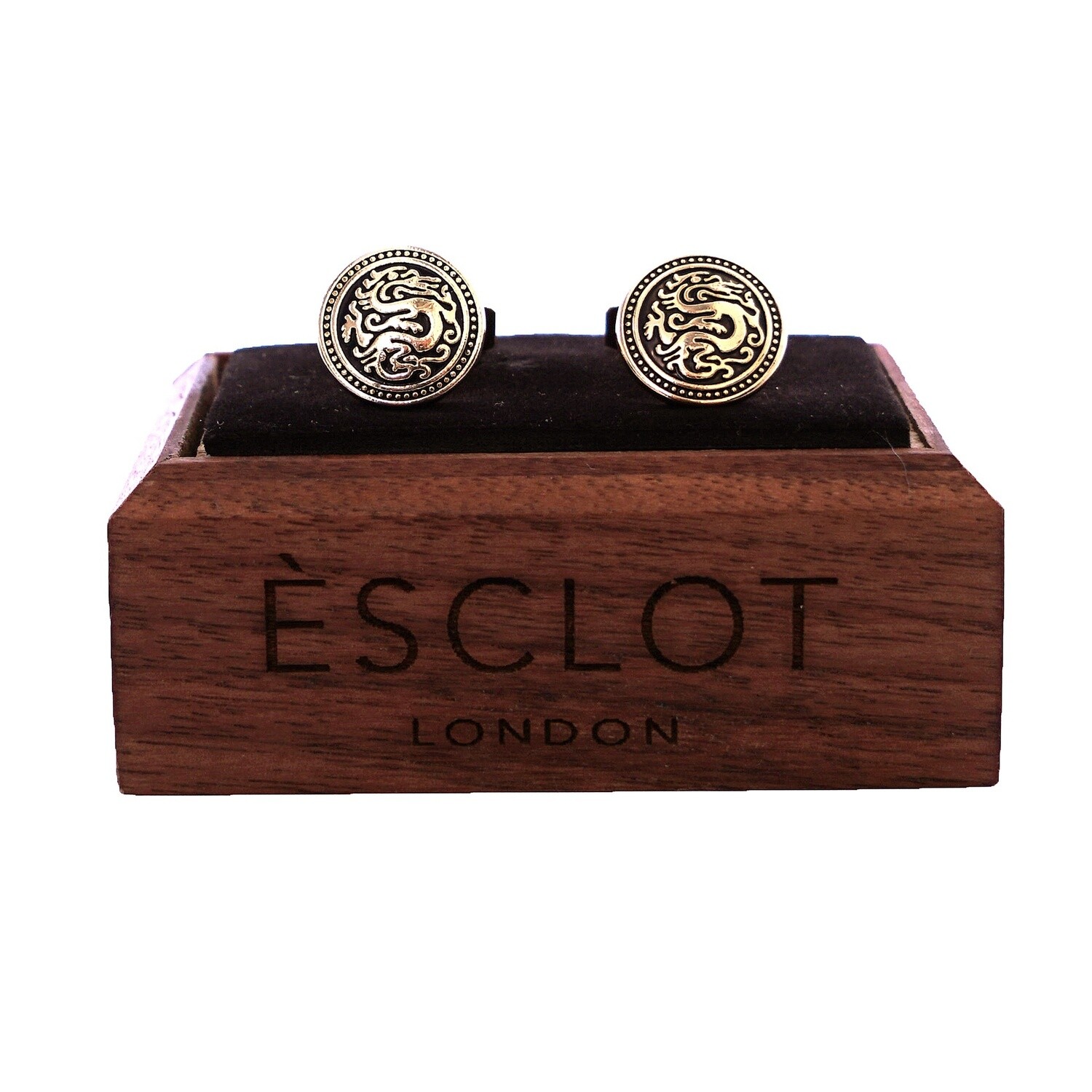 Gold Dragon Cufflinks